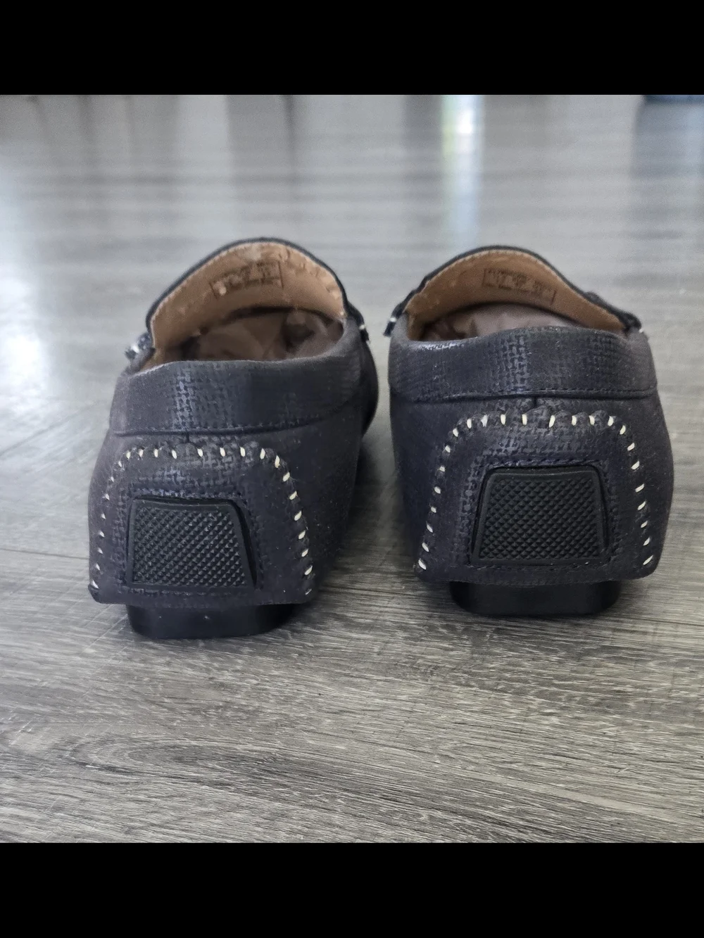 Phat Farm Comfort Tech Navy Horsebit Driving Loafers Men’s Size 13 # 694